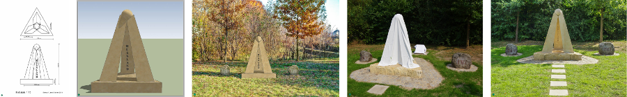 Geschichtsstein 800 Jahre Kaitz